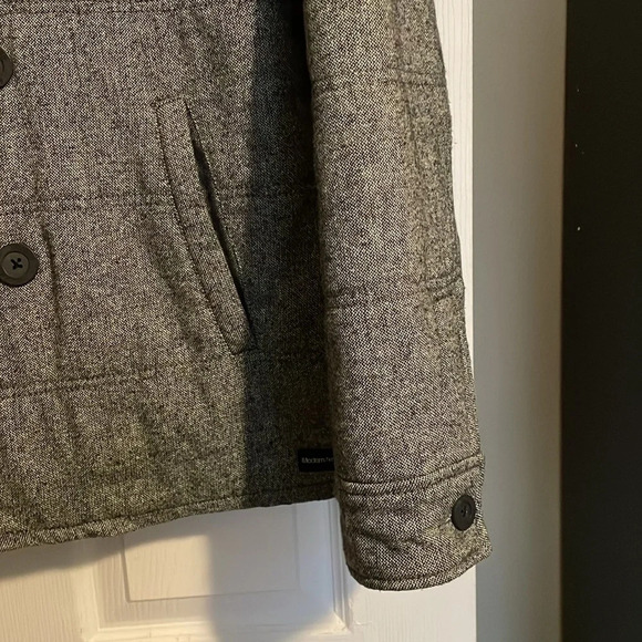 Modern Amusement mens gray pea coat size large - Picture 4 of 8
